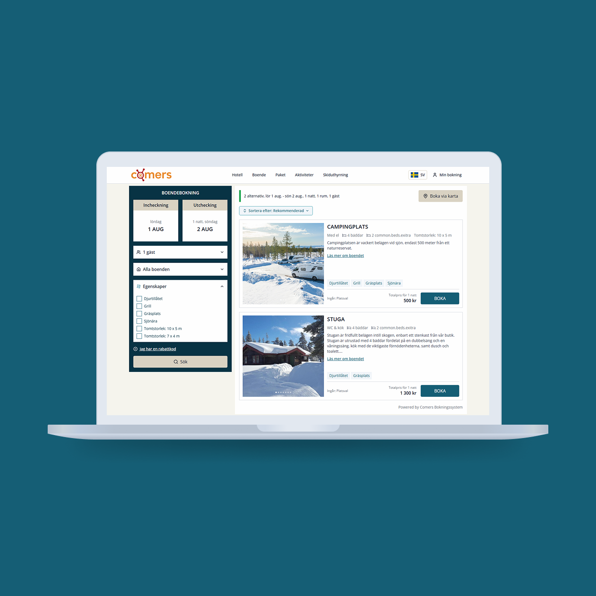 Booking system app